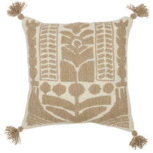  Tulip Square Cotton-Blend Cushion - Mosshead Trading Co