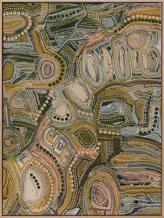 Wiraywinhangin Marramarra Canvas Art Print - As seen on the Block 2022