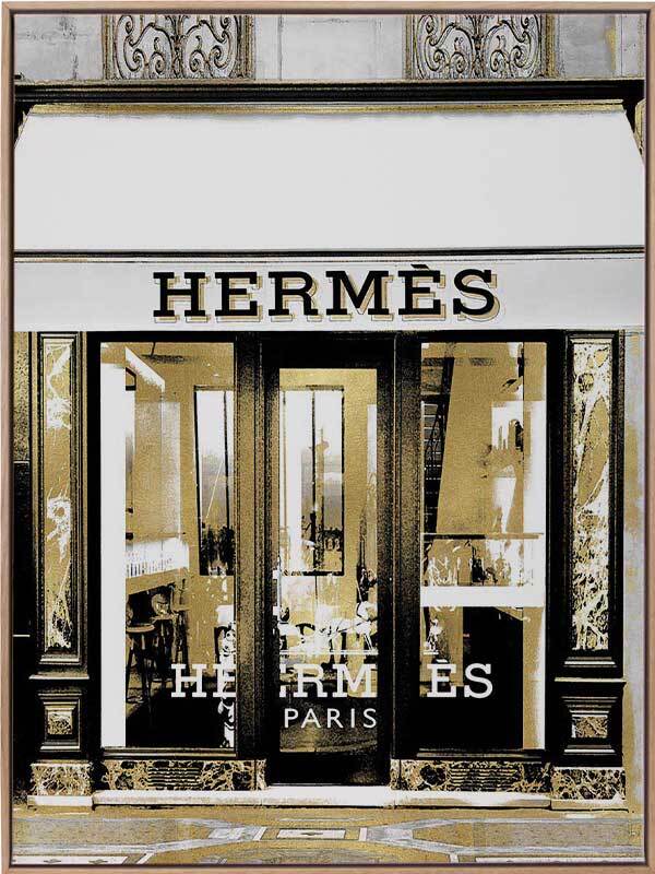Black Hersham Canvas Print main image 1