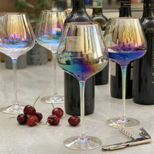  Wine Glasses with Gold Trim & Pearl Shimmer (4 pack) - Mosshead Trading Co
