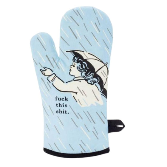 Vintage Inspired Oven Mitt - 'F*** this S***'