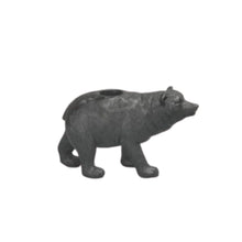  Candle Holder Bear - Black - Mosshead Trading Co