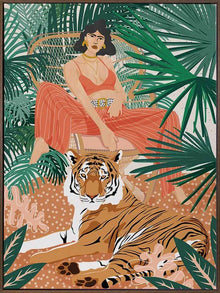  Easy Tiger Canvas Art Print - Art Print - Mosshead Trading Co