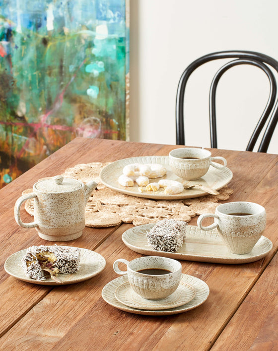 Cup & Saucer-White Ceylon